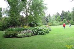 Beautiful view of the Savill Garden in England