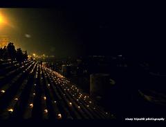 Varanasi Ghats at night