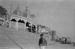 Scindia Ghat in Varanasi, India