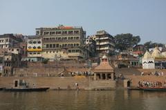 Scindia Ghat in Varanasi, Uttar Pradesh, India