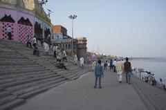 Scindia Ghat in Varanasi, India