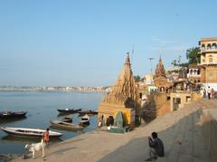 Scindia Ghat at sunrise