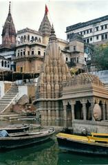 Ganges river ghats in Varanasi, Uttar Pradesh, India