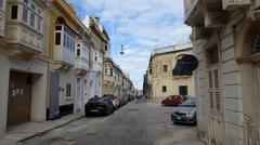 Street scene near Tarxien in Malta