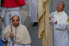 Confraternities during the Procession of Our Lady in Ħal Tarxien