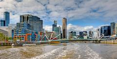 Seafarers Bridge over Yarra River in Melbourne