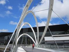 Looking south on Seafarers Bridge towards Melbourne Conference Centre