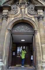 Sedgwick Museum entrance in Cambridge