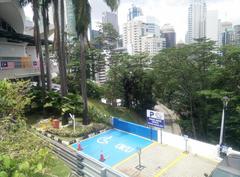 First floor indoors and lawn at KL Tower