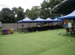 Indoors and lawn on the first floor at KL Tower in Malaysia