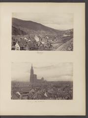 Three Years Later volume 1 album page with European travel photographs from 1881