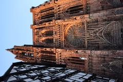 Strasbourg cityscape with historic buildings and river