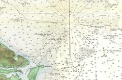 1856 U.S. Coast Survey Map of Patapsco River, Chesapeake Bay, and Baltimore