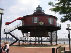 7 Foot Knoll Lighthouse in Baltimore's Inner Harbor