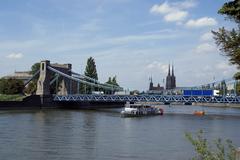 Grunwaldzki Bridge in Wroclaw, Poland