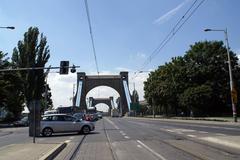 Grunwaldzki Bridge in Wrocław, Poland