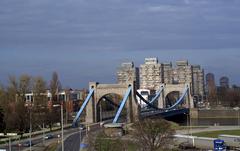 Grunwaldzki Bridge in Wroclaw, Poland