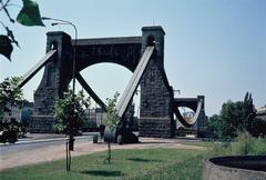 Grunwaldzki Bridge in Wrocław digitised slide