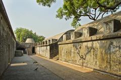 Historic Sewri Fort in Mumbai with lush greenery