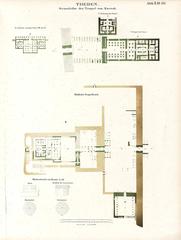 Egyptian and Ethiopian monuments illustration by Prussian expedition led by Friedrich Wilhelm IV, 1842-1845