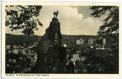 Karlsbad Hirschensprung and Hotel Imperial 1930