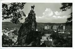 Karlsbad Hirschensprung and Hotel Imperial 1938