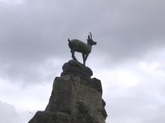 Kamzík sculpture in Karlovy Vary