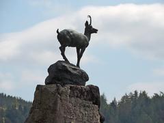 Statue De Chamois À Jelení Skok