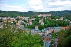 Karlovy Vary panoramic view