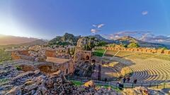 Greek theater in Taormina converted into a Roman arena