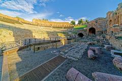 Ancient Greek theater in Taormina, Sicily