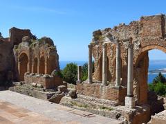 Ancient Greek-Roman theatre in Taormina