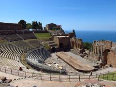 Ancient Greek-Roman theatre in Taormina