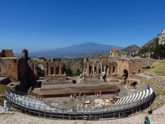 Ancient Greek-Roman theatre in Taormina