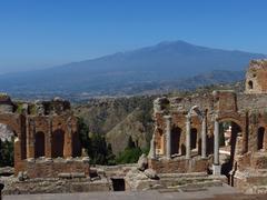 Ancient Greek-Roman theatre in Taormina