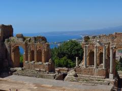 Ancient Greek-Roman theatre in Taormina