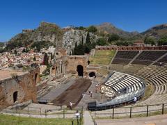 Ancient Greek-Roman theatre in Taormina