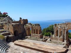 Ancient Greek-Roman theatre in Taormina