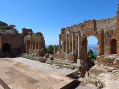 Ancient Greek-Roman theatre in Taormina