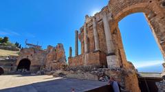 Ancient Greek-Roman theatre in Taormina