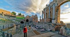 Ancient Greek theater in Taormina