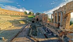 Greek theater in Taormina converted into a Roman arena