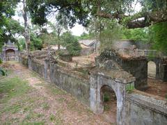 Tomb of Emperor Tự Đức area with concubines' quarters