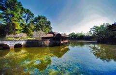 Hue City, Vietnam on the northern bank of Perfume River