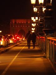 Pont de Pierre at night