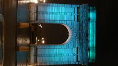 Porte de Bourgogne at night