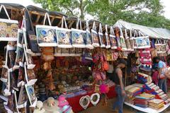 Market outside the Konark Sun temple district