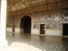 Sheesh Mahal (Mirrors Palace) in Lahore Fort, Pakistan