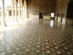 Sheesh Mahal (Mirrors Palace) in Lahore Fort, Pakistan