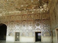 Sheesh Mahal, Mirrors Palace, in Lahore Fort, Pakistan